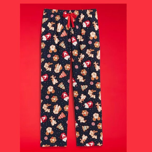 Old Navy x Disney Mid-Rise Printed Flannel Pajama Pants for Women (M) NWT - Picture 3 of 10
